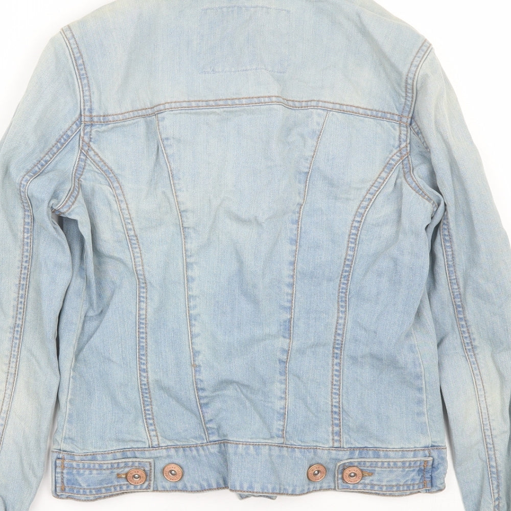 NEXT Womens Blue Denim Jacket Coat Size 6