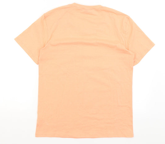 Luck Last Womens Pink Basic T-Shirt Size M - Nicer Than My Face Look