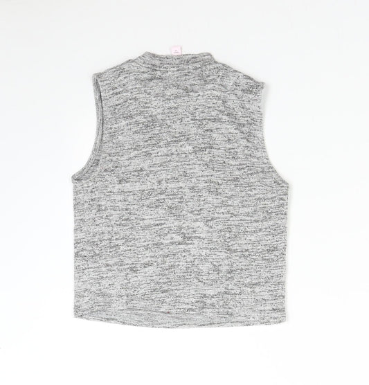 Miss Selfridge Womens Grey Basic Tank Size 6