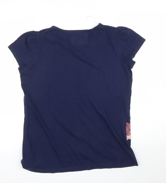 NEXT Womens Blue Basic T-Shirt Size M - PJ top
