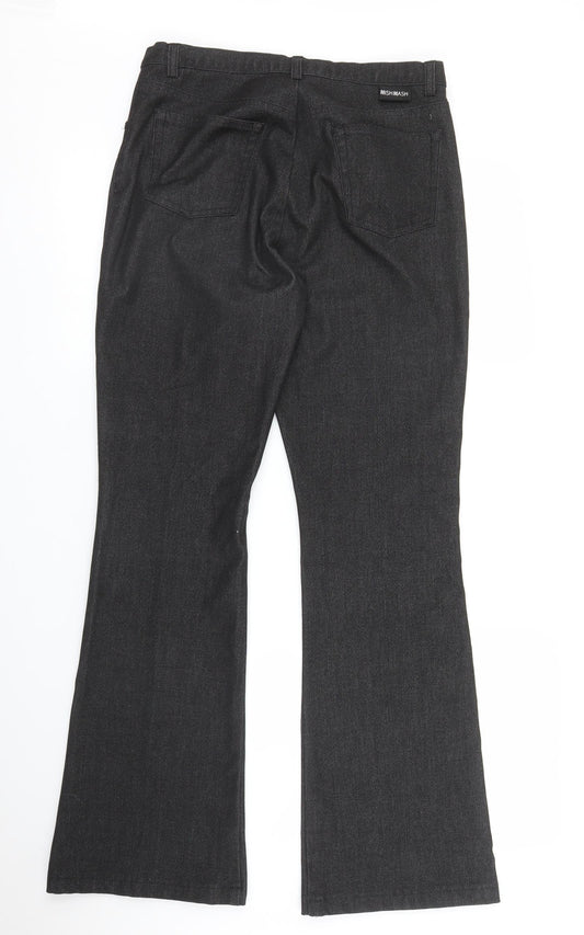 Mish Mash Womens Grey Trousers Size 12 L29 in