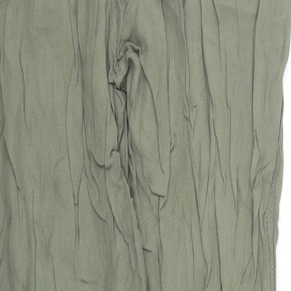 Dorothy Perkins Womens Green Capri Trousers Size 8 L23 in
