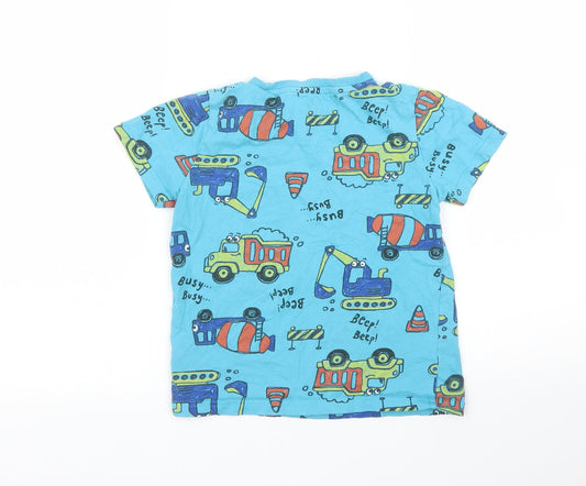 F&F Boys Blue Basic T-Shirt Size 6 Years
