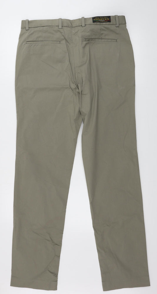 Marks and Spencer Mens Beige Trousers Size 34 in L33 in