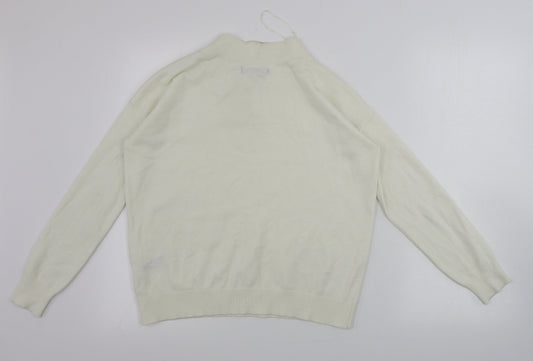 Marks and Spencer Womens Ivory Pullover Jumper Size S