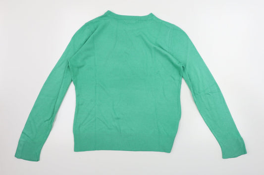 BHS Womens Green Pullover Jumper Size 12