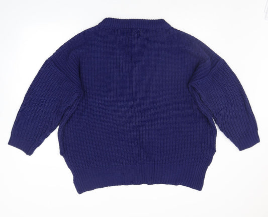be you Womens Blue Pullover Jumper Size 16