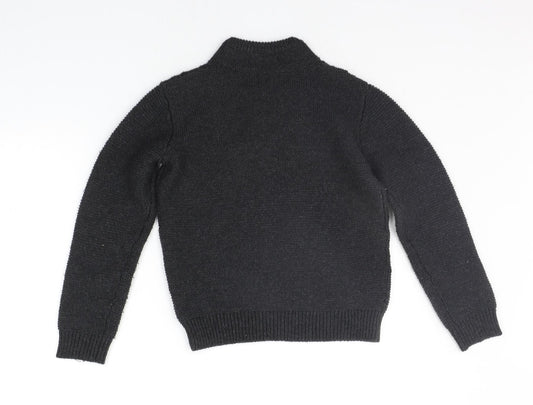 Matalan Boys Grey Pullover Jumper Size 9 Years