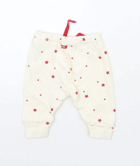 Gap Baby Ivory Geometric Sweatpants Trousers Size 0-3 Months