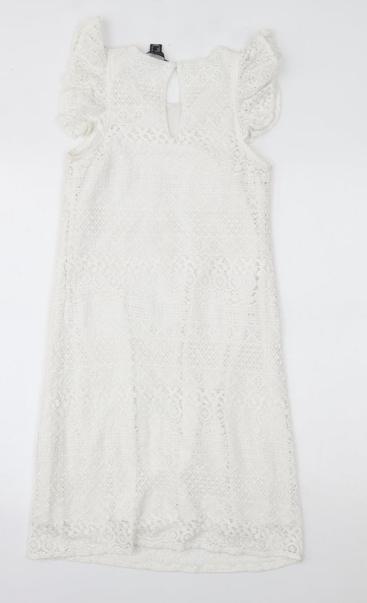 Primark Womens White A-Line Size 6
