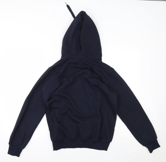 aspirant Mens Blue Pullover Hoodie Size M
