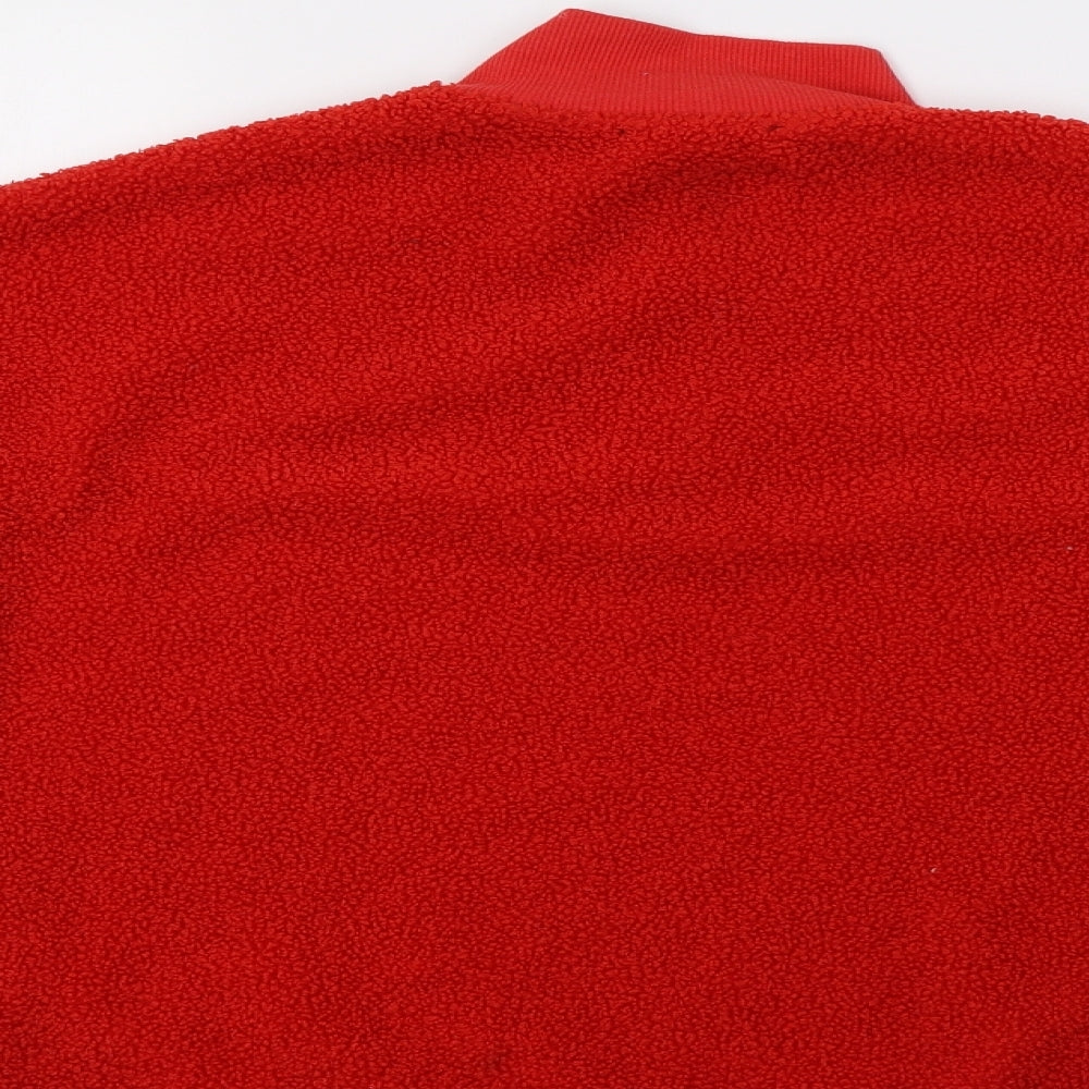 New Look Womens Red Pullover Sweatshirt Size 10