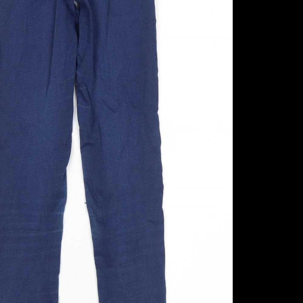Topshop Womens Blue Skinny Jeans Size 26 in L32 in