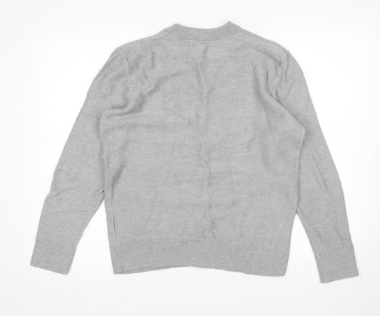 H&M Womens Grey Pullover Sweatshirt Size S