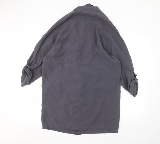 Preworn Womens Grey Cardigan Jumper Size 10