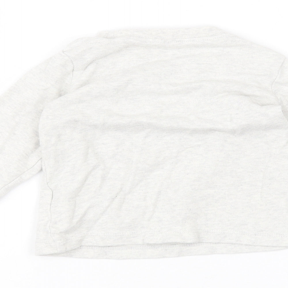 George Baby White Basic T-Shirt Size 12-18 Months