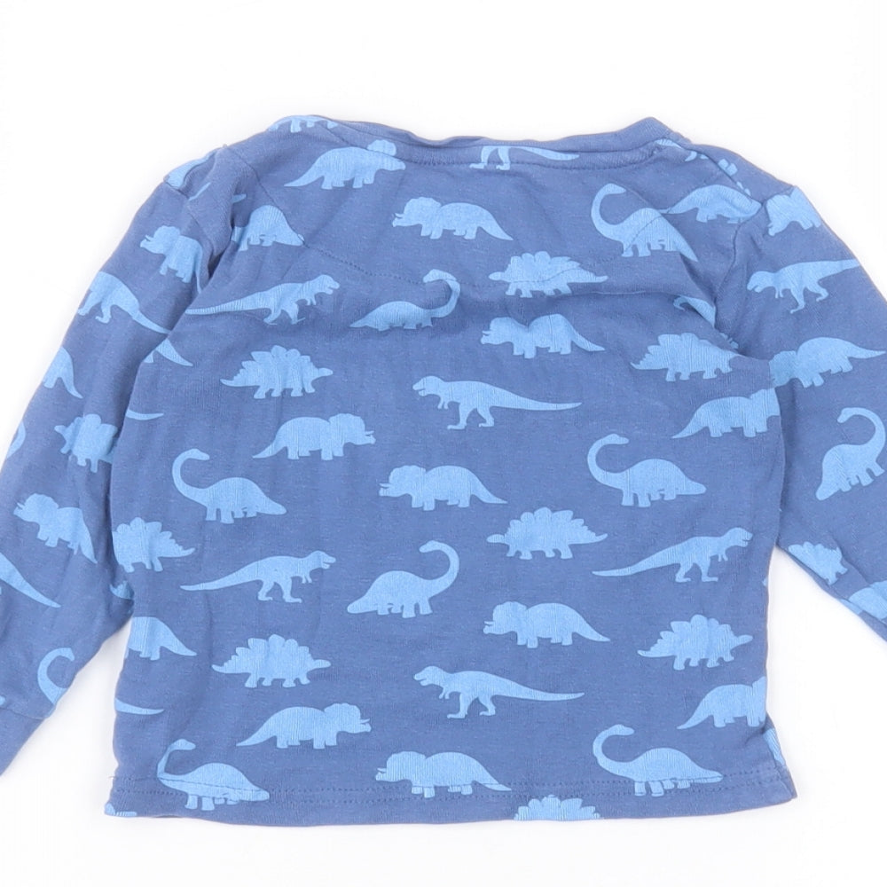 Blue Zoo Boys Blue Basic T-Shirt Size 2-3 Years