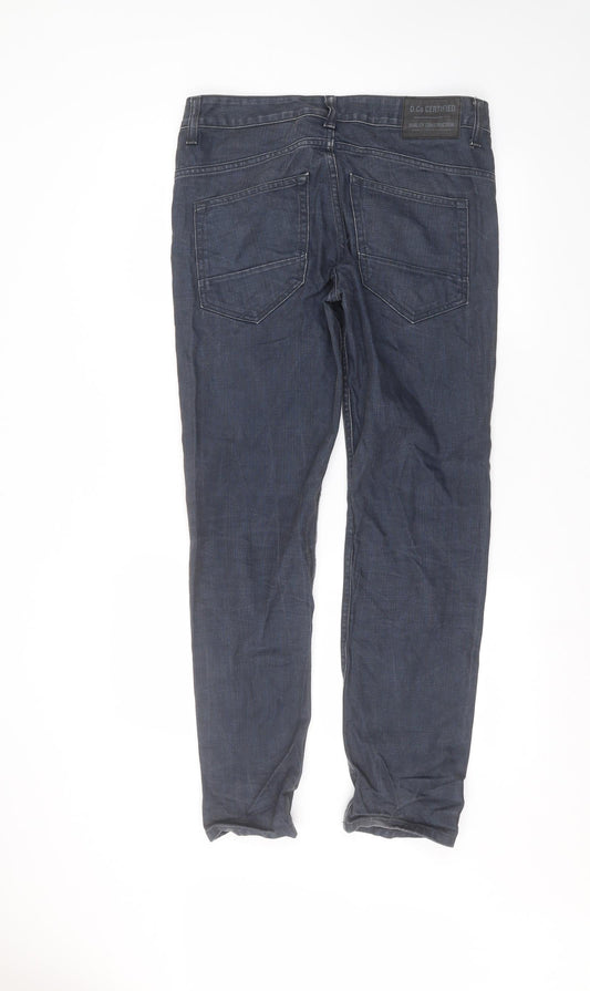 Preworn Mens Blue Straight Jeans Size 32 in L30 in