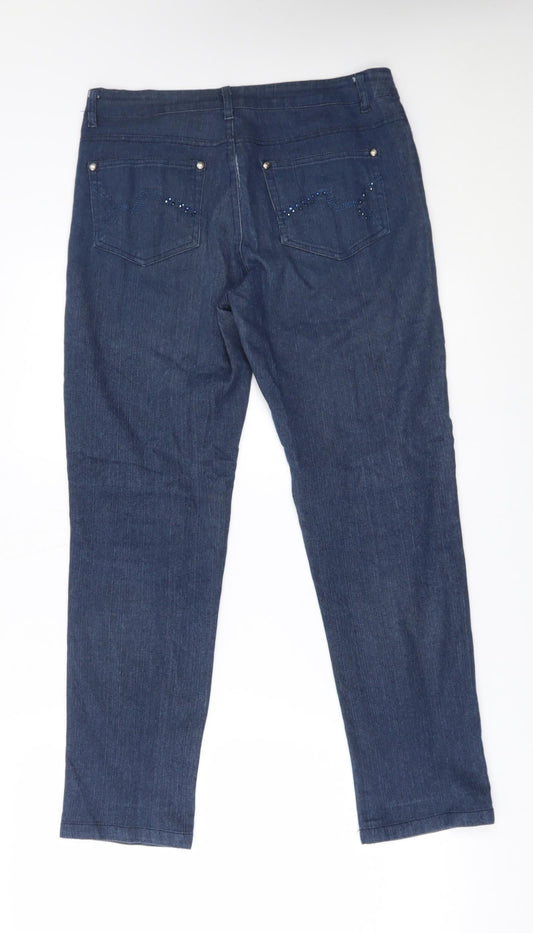 Sugar crips Womens Blue Straight Jeans Size 10 L27 in - gems