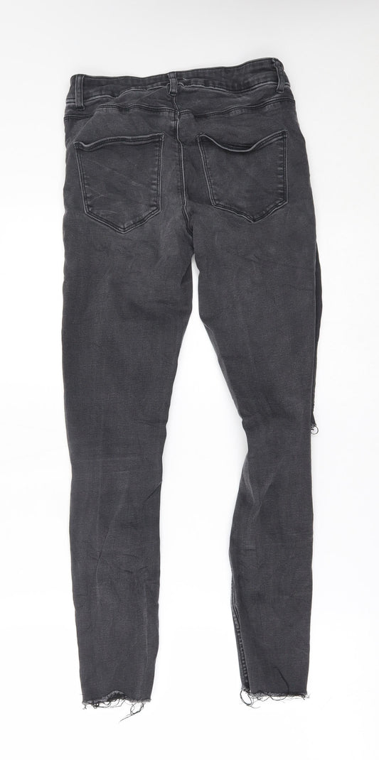 VILA Womens Grey Skinny Jeans Size 26 in L27 in