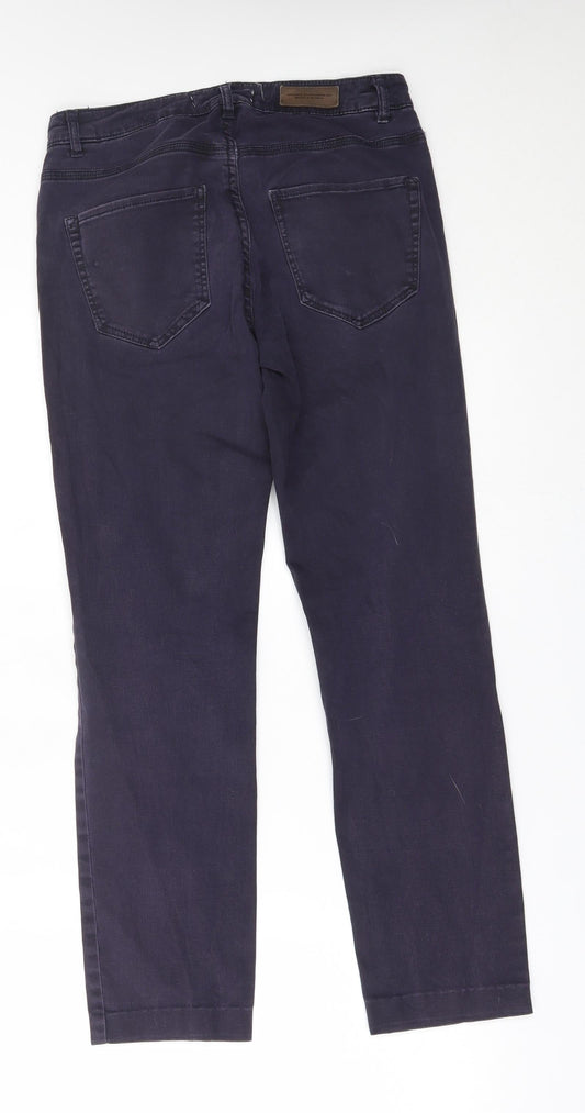 H&M Womens Purple Straight Jeans Size 10 L25 in