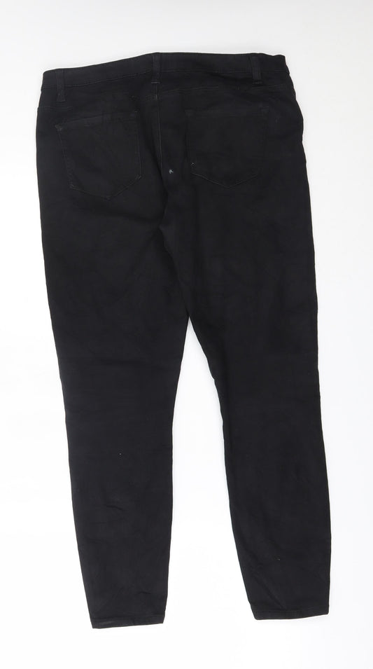 Primark Womens Black Skinny Jeans Size 14 L26 in