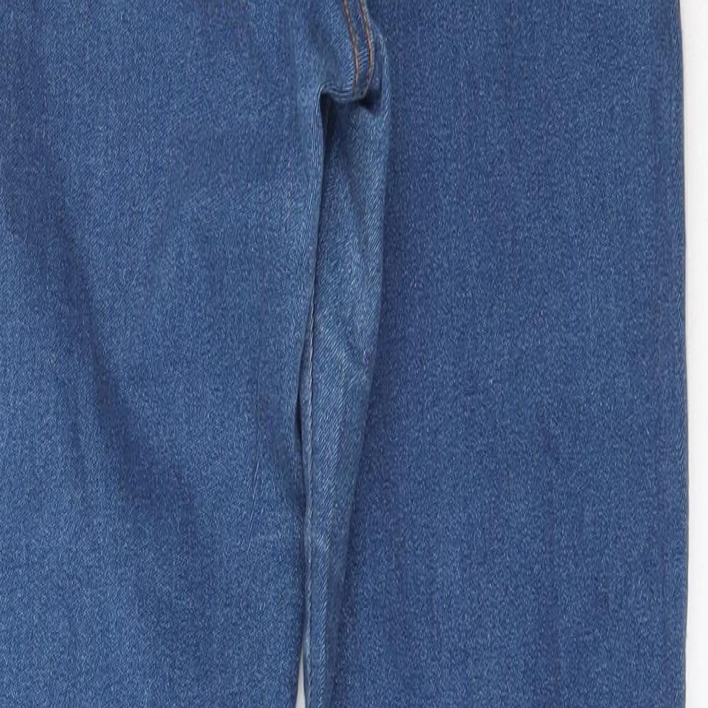 Be Cool Womens Blue Striped Skinny Jeans Size 8 L28 in