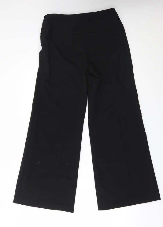 Dorothy Perkins Womens Black Bloomer Trousers Size 10 L28 in -