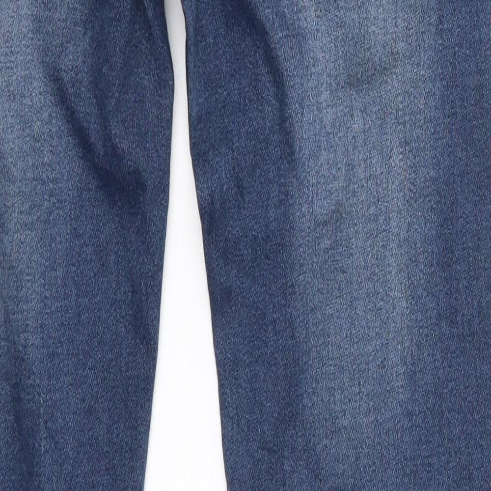 Preworn Womens Blue Straight Jeans Size L L29 in