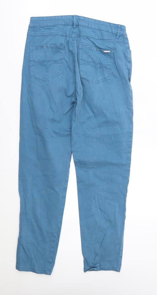 quiosque Womens Blue Straight Jeans Size 10 L27 in