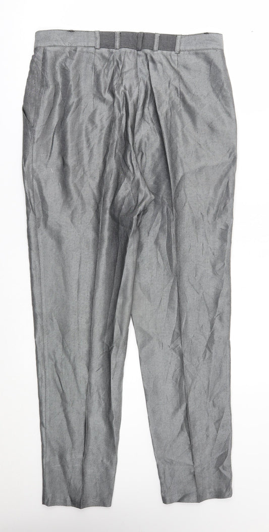 Preworn Womens Grey Trousers Size 10 L28 in