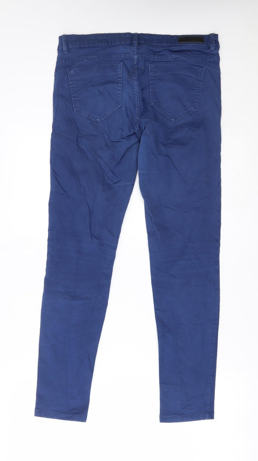 Pimkie Womens Blue Skinny Jeans Size 10 L27 in