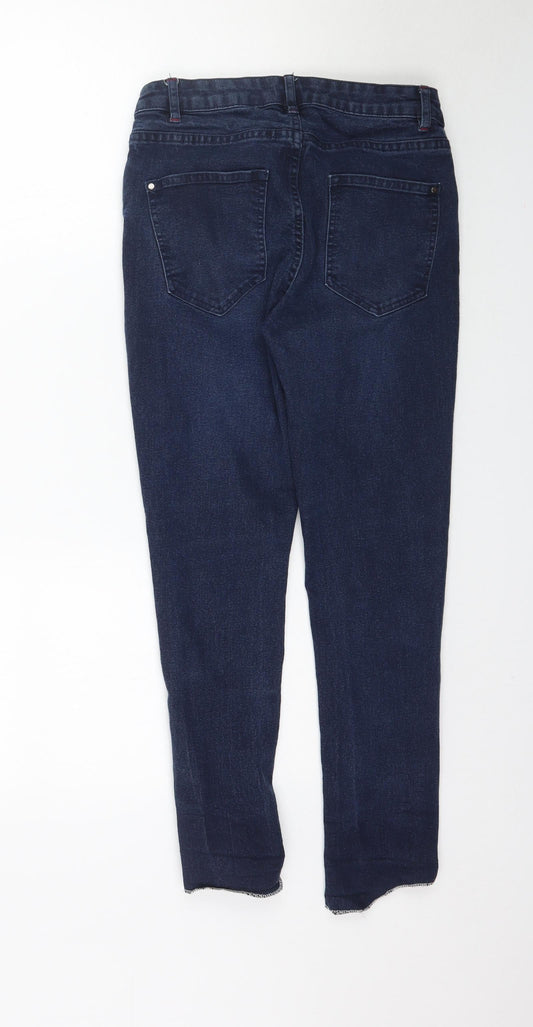 ESMARA Womens Blue Denim Skinny Jeans Size 12 L26 in