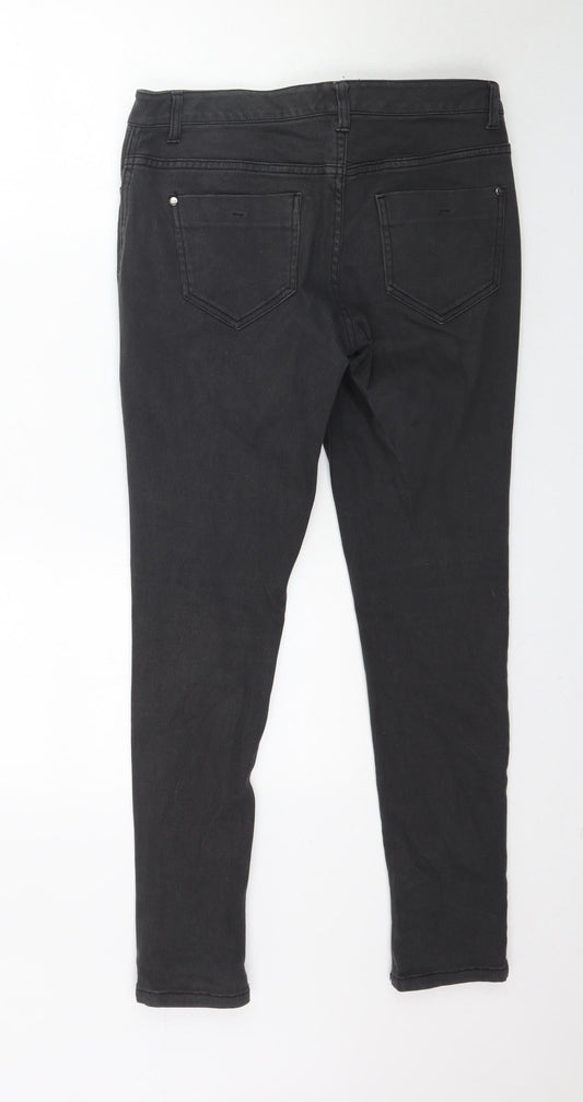 South Womens Grey  Denim Skinny Jeans Size 12 L29 in