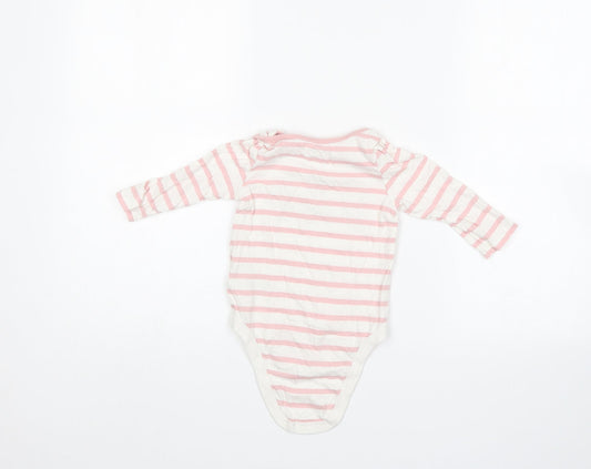 Gap Baby Pink Striped Romper One-Piece Size 12-18 Months
