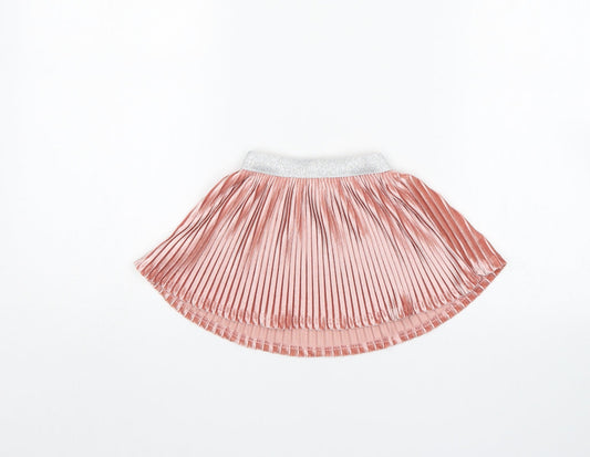 Primark Girls Pink Pleated Skirt Size 9-12 Months