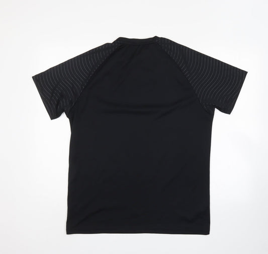 Saxnet Limited Mens Black T-Shirt Size L