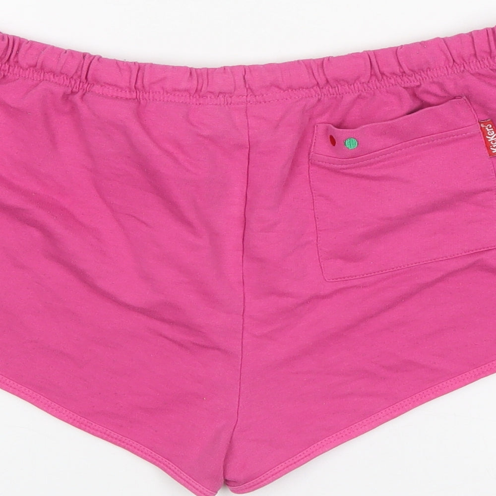 Kickers Womens Pink   Culotte Shorts Size 16