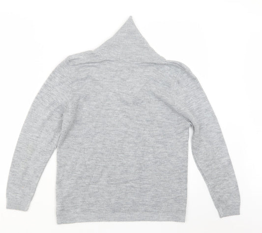 FABRIZIO Womens Grey Knit Pullover Jumper Size XL