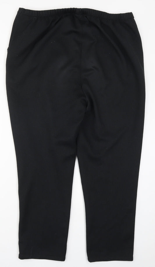 Damart Womens Black Trousers Size 38 in L27 in