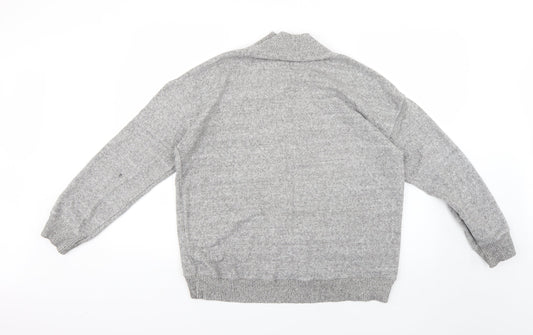 New Look Womens Grey Pullover Jumper Size M