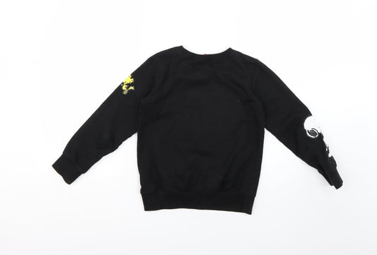 NEXT Girls Black Pullover Jumper Size 9 Years