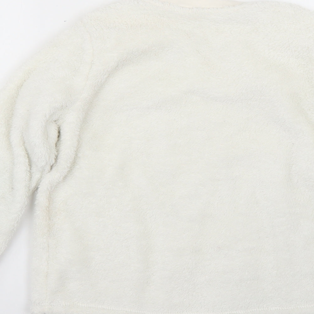 George Girls White Top Pyjama Top Size 9-10 Years