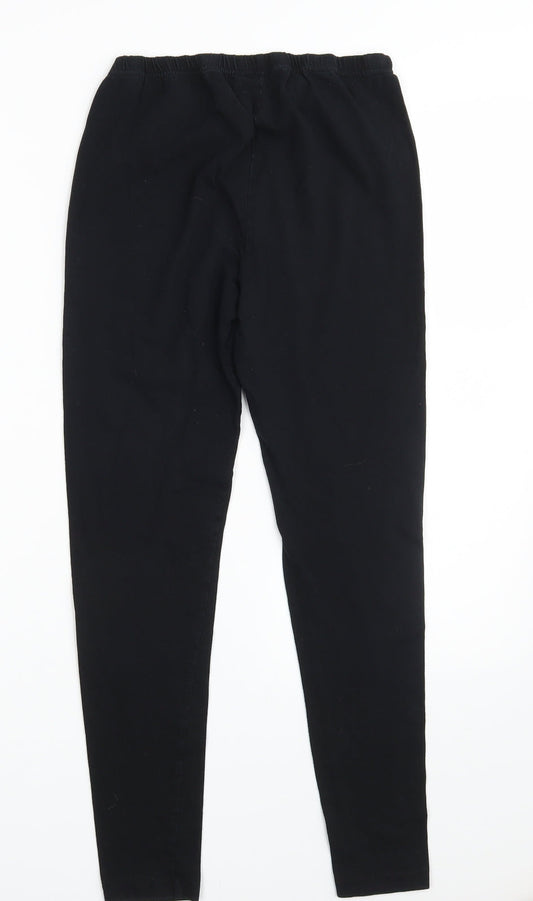 Select Womens Black Jegging Leggings Size 10 L25 in