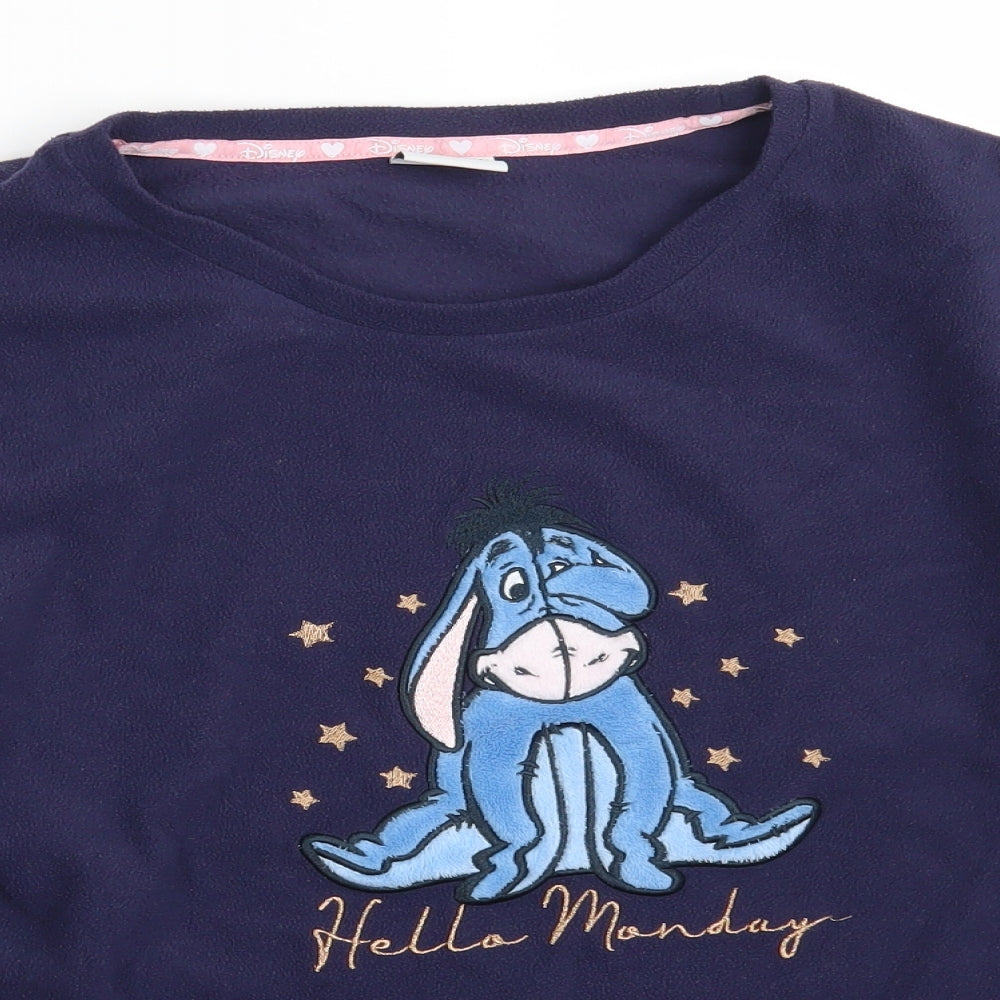 Disney Womens Blue Pullover Jumper Size S