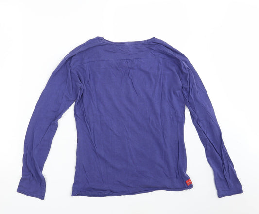 Preworn Womens Blue Basic T-Shirt One Size