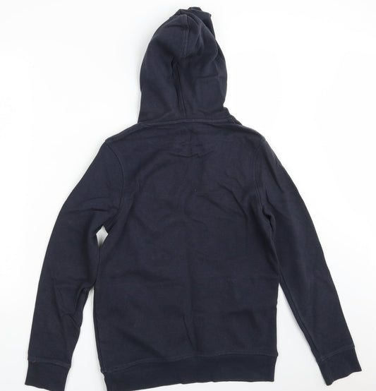 River Island Mens Blue Pullover Hoodie Size S