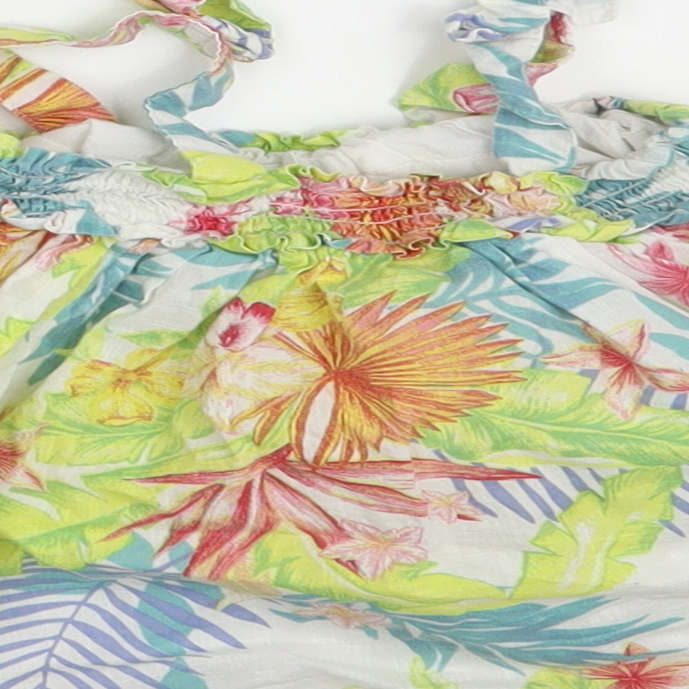 Gap Girls Multicoloured Floral A-Line Size 12-18 Months