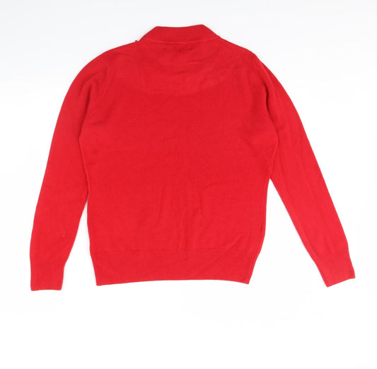Paramour Womens Red Pullover Jumper Size L