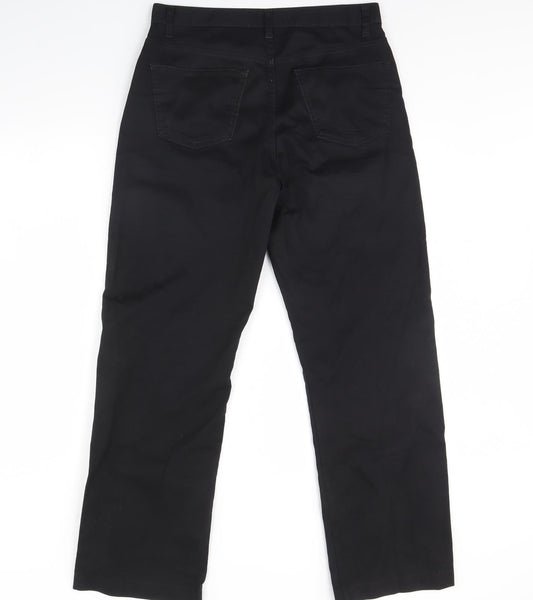 Preworn Womens Black Trousers Size 34 in L31 in